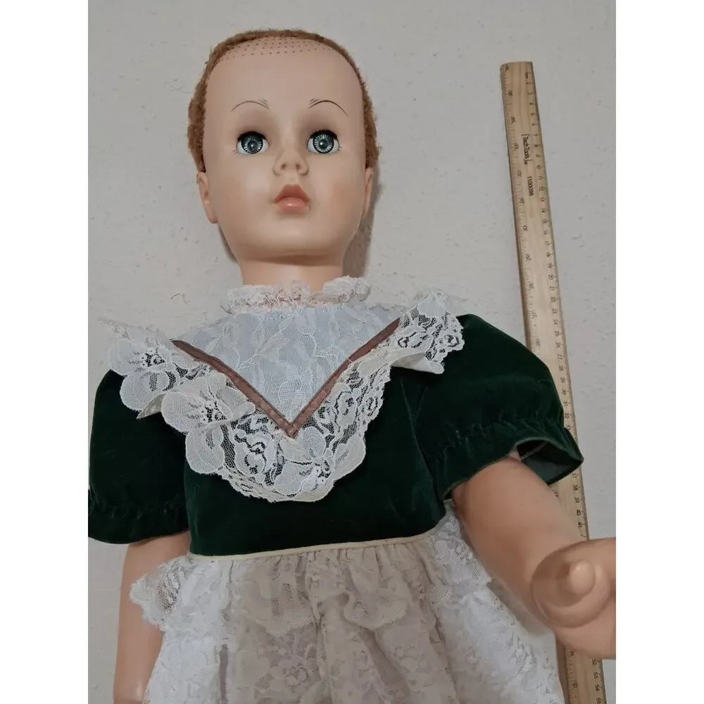 Vtg 35 Inch Patty Playpal Giant Doll Walker Style Original Outfit & Shoes Rare